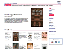 Tablet Screenshot of edicionescontrabando.com